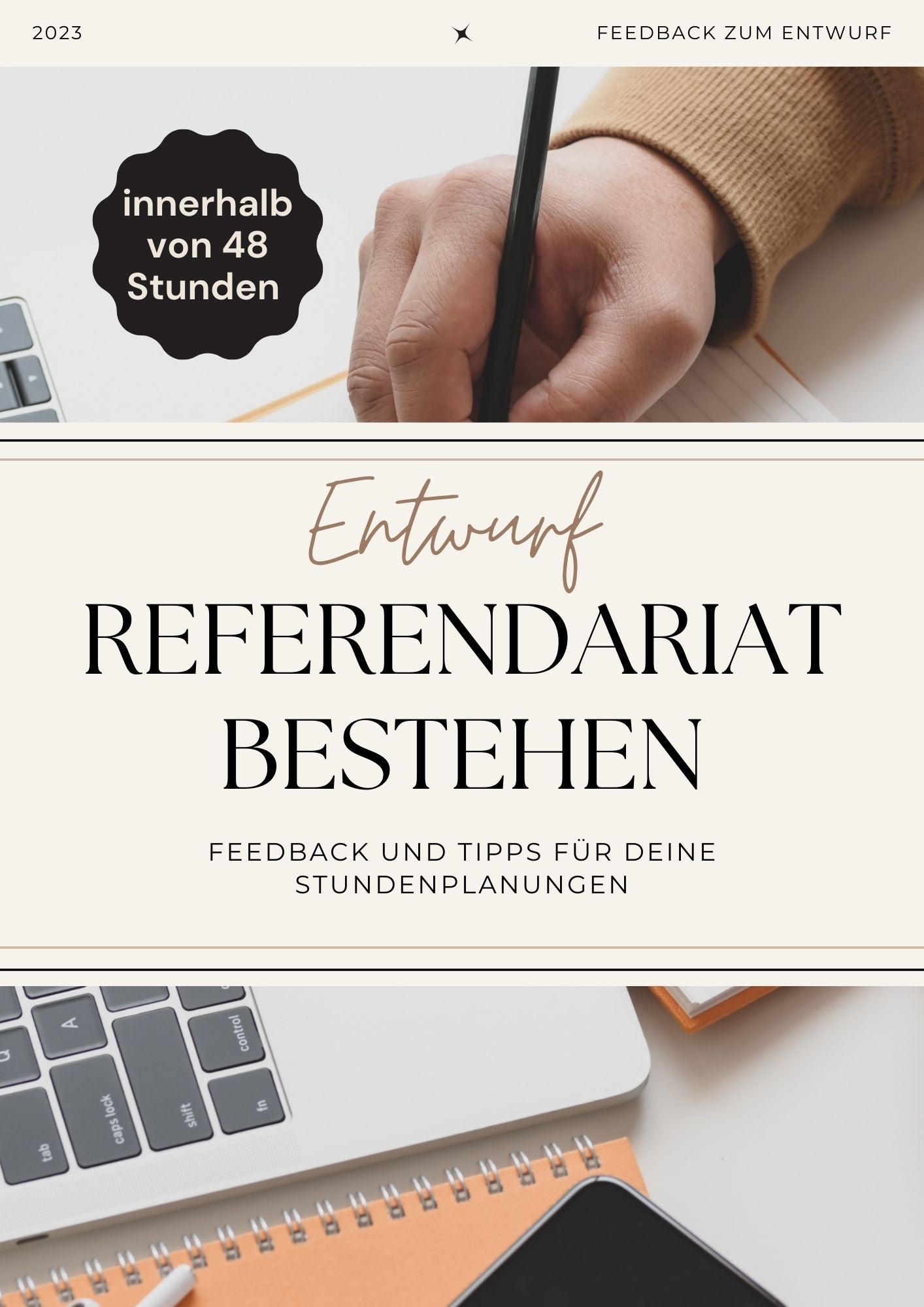 Feedback zu deinem Entwurf - Unterstützung bei der Stundenplanung im Referendariat