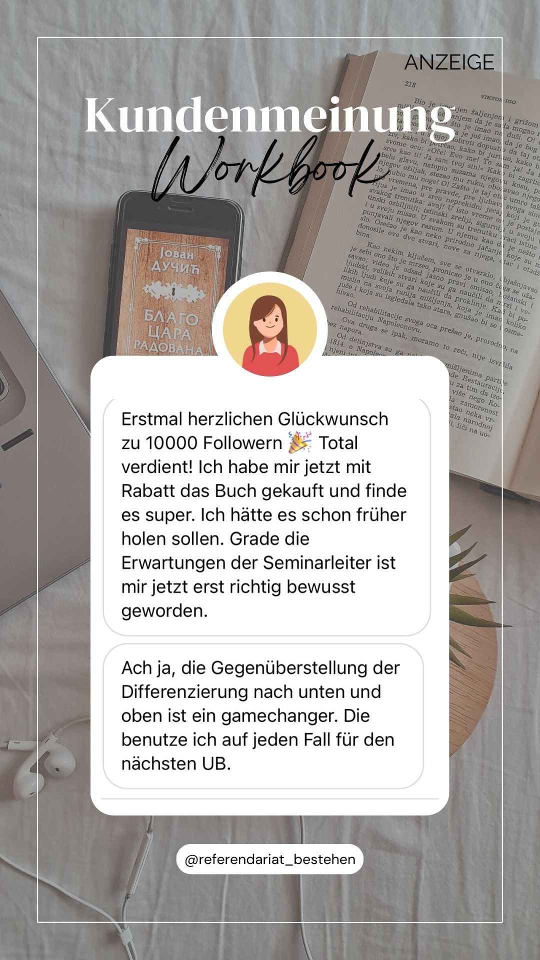 Examen-Bundle - "Der ExamensLeitfaden" (dig. Buch) + Workbook "Referendariat bestehen"