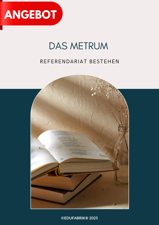 Das Metrum bestimmen - Anleitung für Schüler und Lehrkräfte