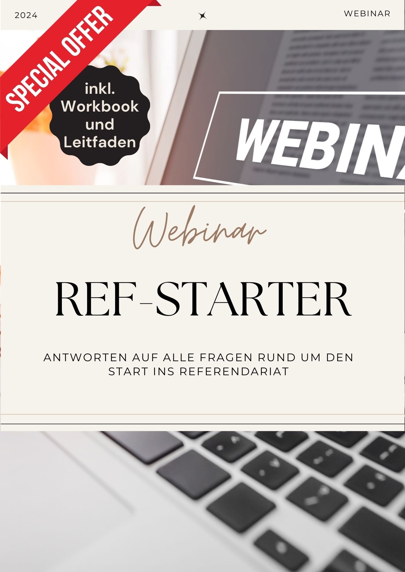 Webinar: RefStarter - Erfolgreich ins Referendariat starten (15.01.25)