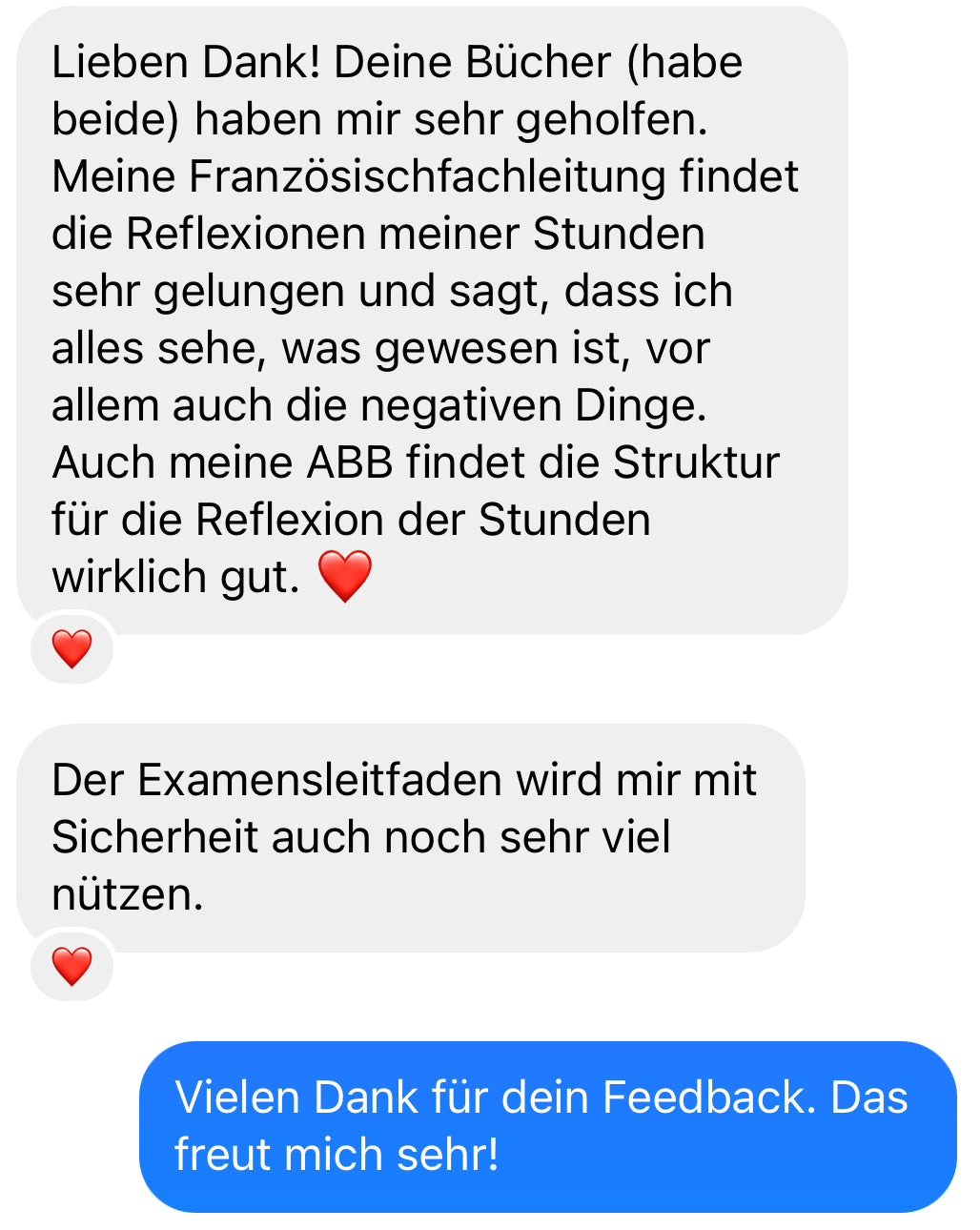 Formulierungshilfen für dein Reflexionsgespräch (Unterrichtsbesuch und Examen)