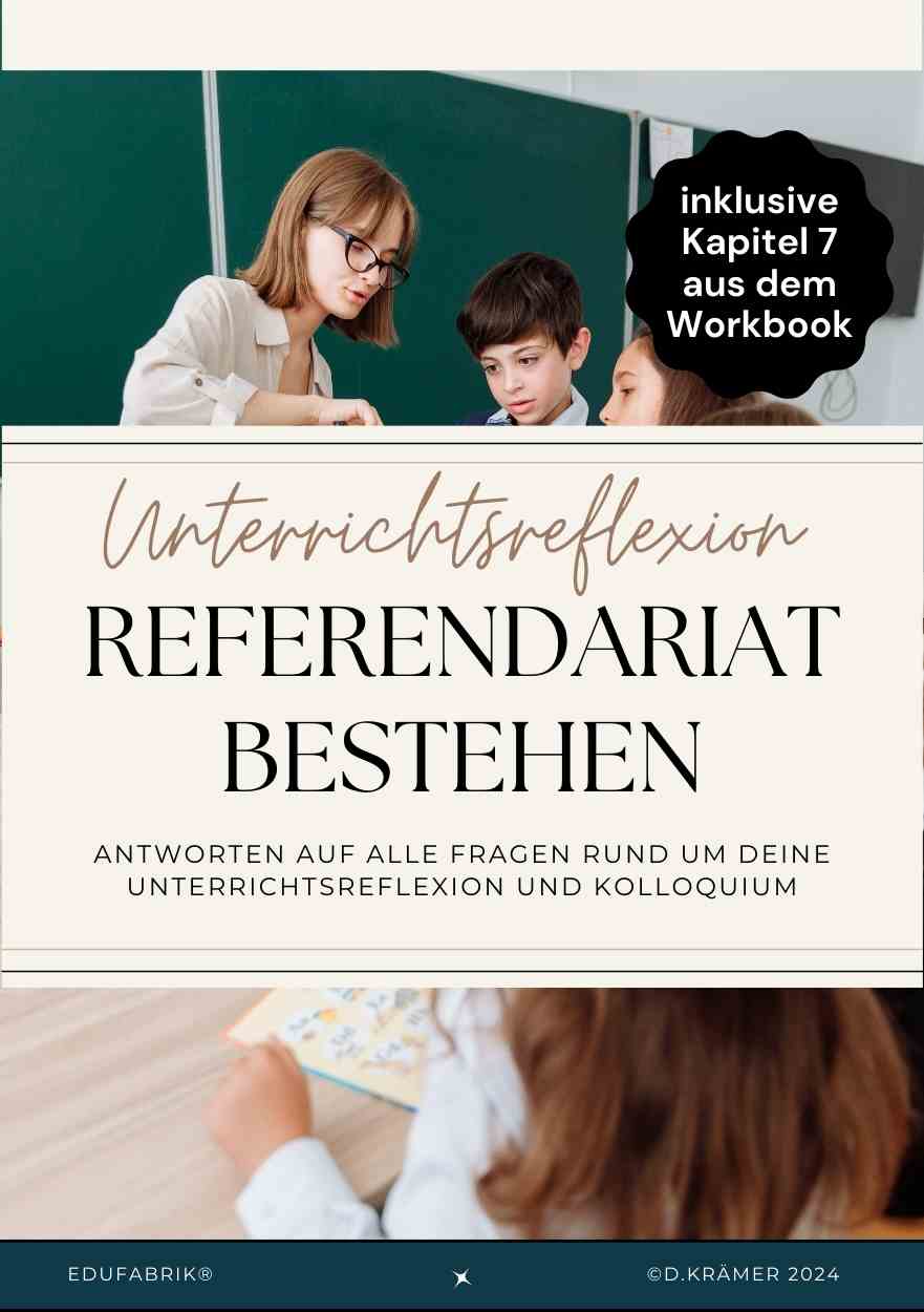 Unterrichtsreflexion und Kolloquium Paket (inkl. Kapitel aus dem Workbook, Formulierungshilfen)